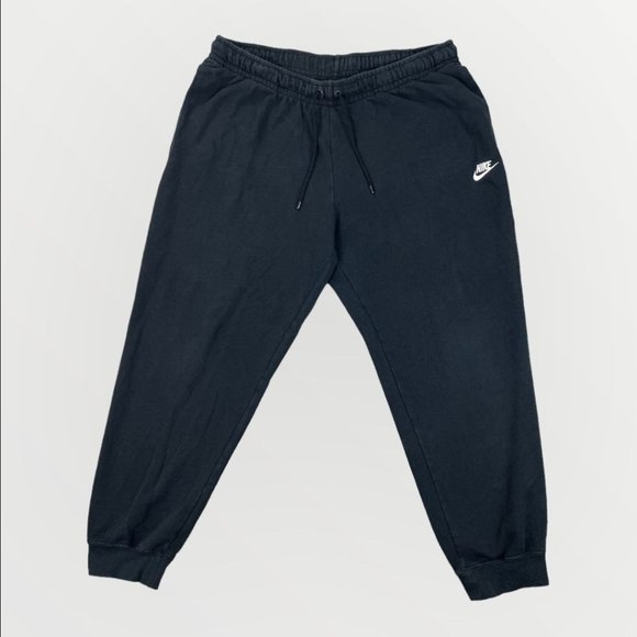 Nike Pants Nike Black Sweatpants Joggers Casual Athletic Loungewear Embroidered Logo Xl Men
